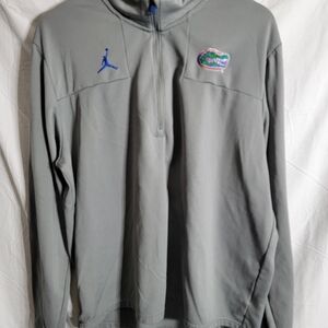 Jordan Gray Lightweight Jacket with Blue Accents
